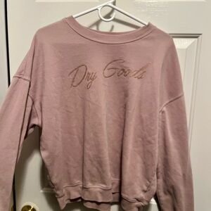 Dry Goods Mauve Sweatshirt Size Large